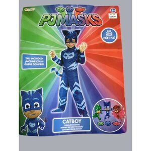PJ Masks Blue Halloween Costume Catboy Size 3T-4T Dress-up Play